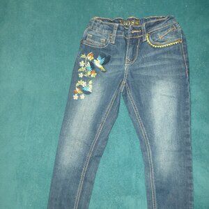 Beautiful bird style jeans, Vigoss, Size 8, Blue